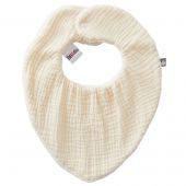 Bavoir bandana Soft bambou réversible mousse de lait