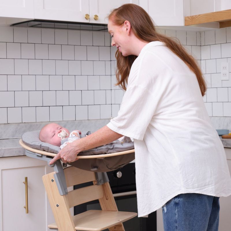 Chaise haute évolutive Nala Naturel avec set nouveau-né Geuther Ambiance 4
