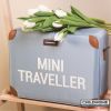 Petite valise Mini traveller gris  par Childhome