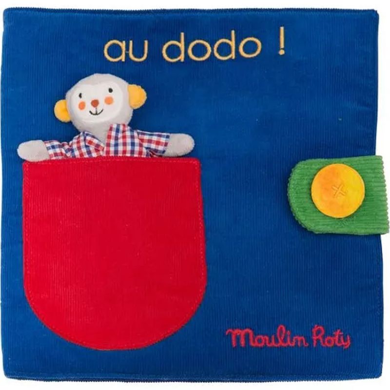 Livre en tissu Au dodo Moulin Roty