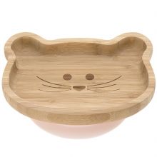 Assiette ventouse en bambou souris Little Chums  par Lässig 