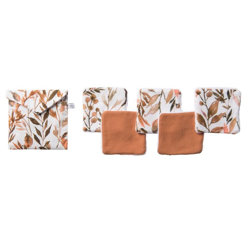 Lot de 5 lingettes Caramel forest BB & Co