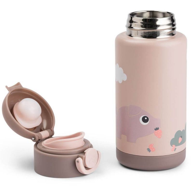 Gourde isotherme Tiny farm Rose (340 ml) Done by Deer Produit 4