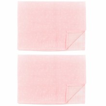 Lot de 2 maxi langes en mousseline Pink Bows (110 x 110 cm)  par Les Rêves d'Anaïs