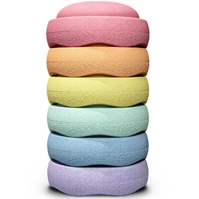 Original Mini rainbow pastel (6 blocs)  par Stapelstein