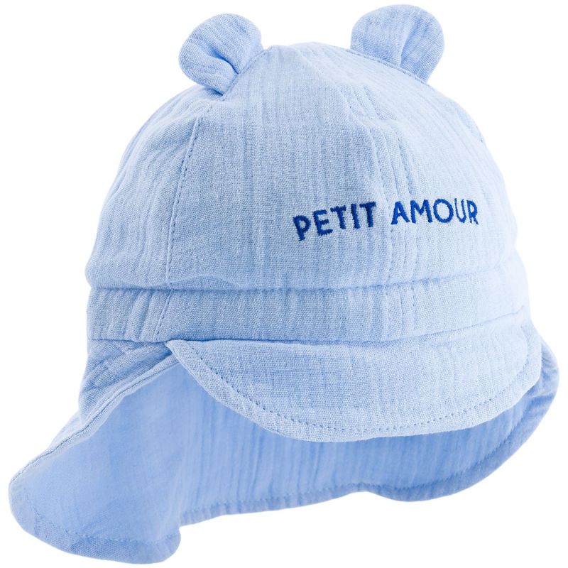 Chapeau enfant Petit Amour bleu (1-2 ans) Chamaye Produit 1