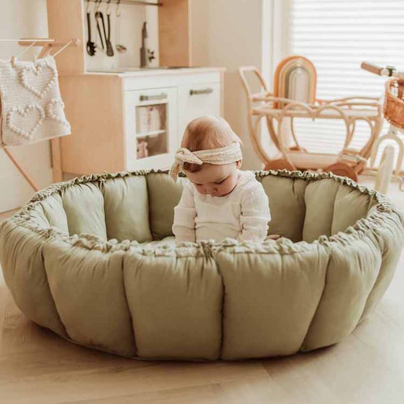 Tapis de jeu 3 en 1 Organic Coco Vert Play&Go Ambiance 7