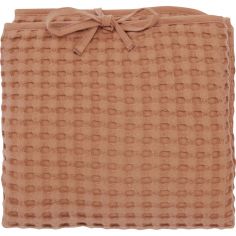 Tapis à langer en coton gaufré Cassonade - BB & Co
