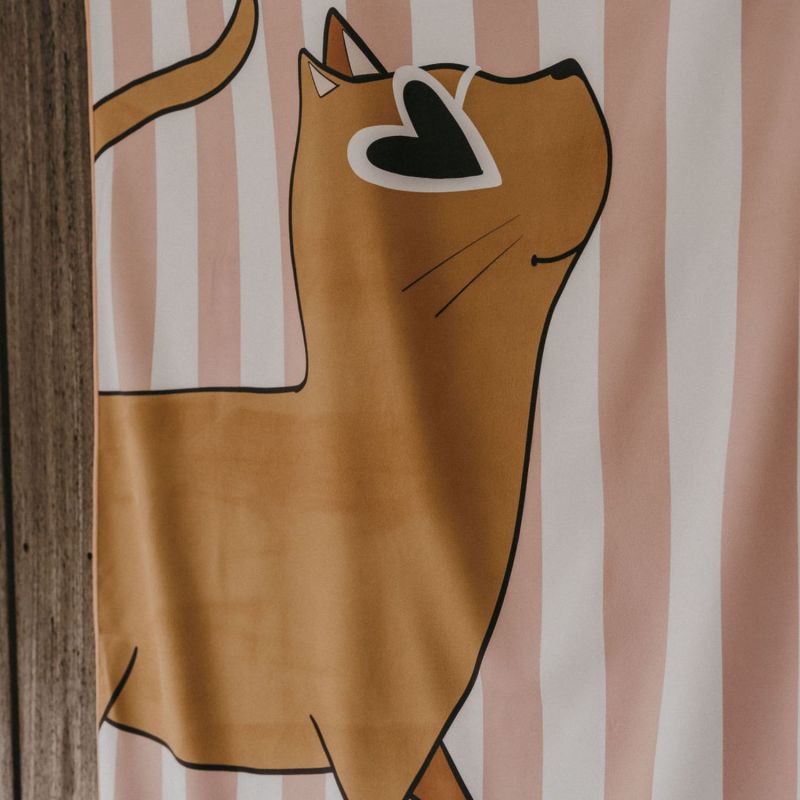 Serviette de plage Minus Chat (70x140 cm) Zakuw Ambiance 7
