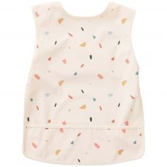 Bavoir intégral en tissu imperméable souple terrazzo (6-24 mois) - BB & Co