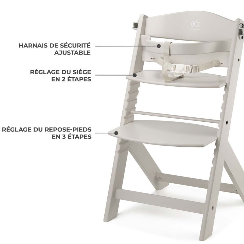 Chaise haute évolutive Enock Beige Kinderkraft Produit 2
