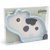 Assiette silicone avec ventouse Dotti Bleu  par Done by Deer