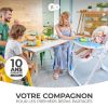 Chaise haute Yummy Multicolore Kinderkraft Ambiance 2