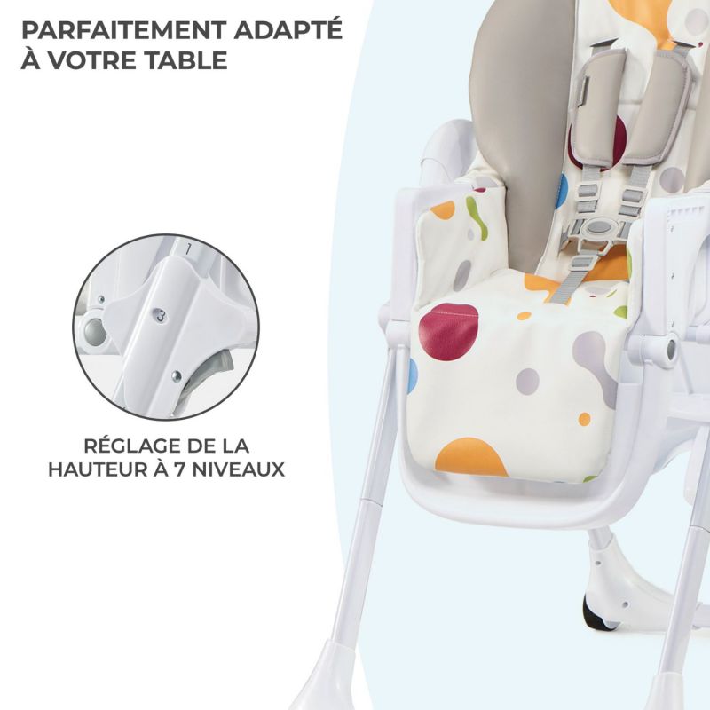 Chaise haute Yummy Multicolore Kinderkraft Produit 7