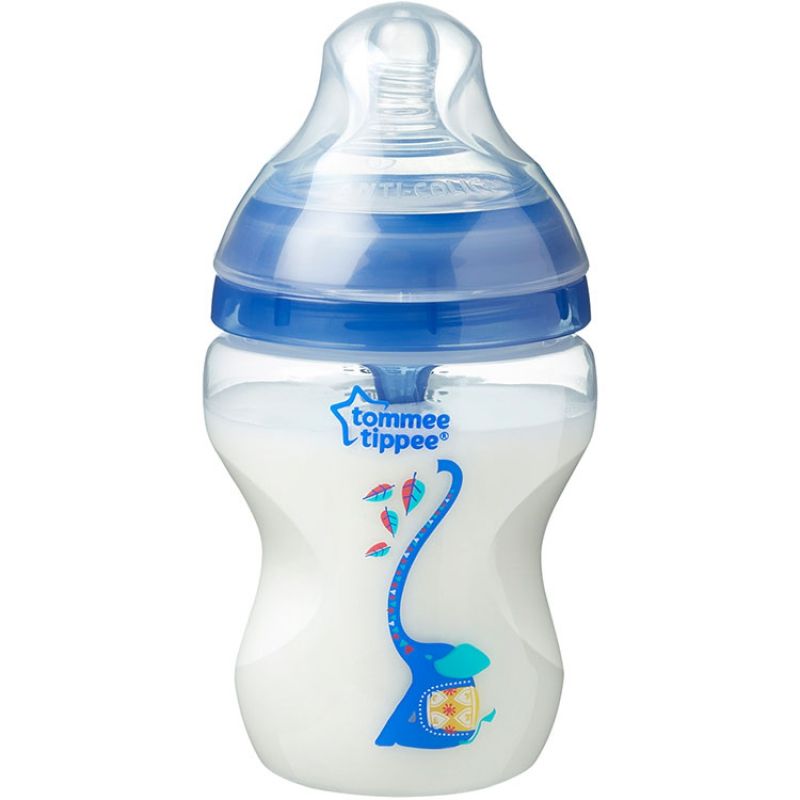Biberon Anti-colique avancé décoré bleu (260 ml) Tommee Tippee