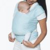 Echarpe de portage Aura bleu layette à pois (4,9 m) - Ergobaby