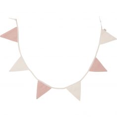 Guirlande de fanions Rose-Ivory (200 cm) - Jollein