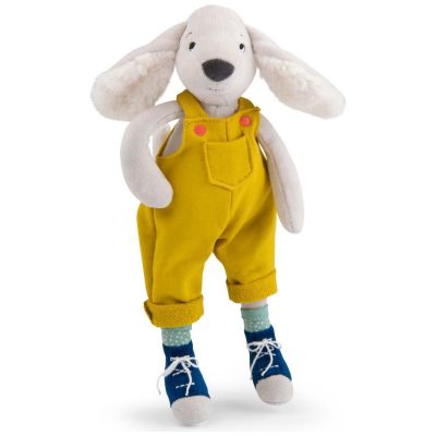 Peluche chien Pilou jaune Puce & Pilou (37 cm)  par Moulin Roty