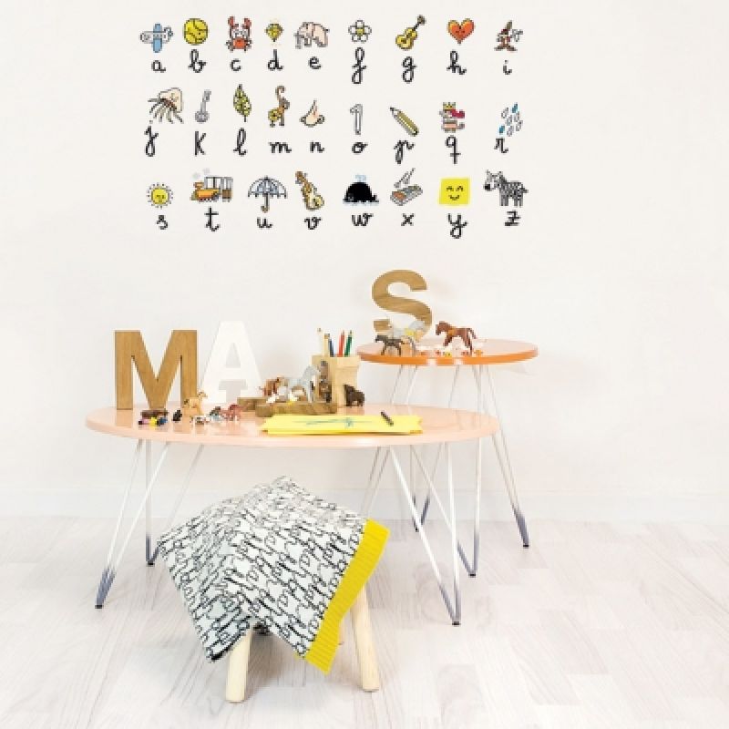 Stickers muraux Premier alphabet Chispum