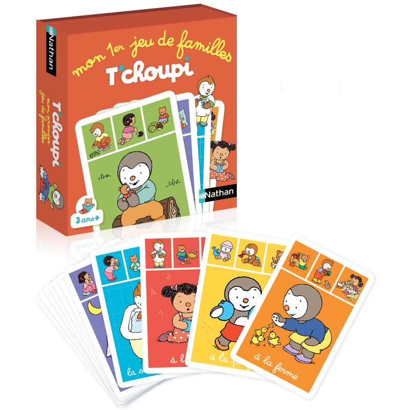 Jeu de familles T'choupi Nathan
