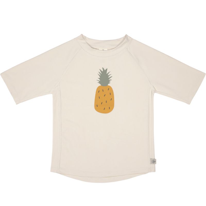 Tee-shirt anti-UV manches courtes Ananas écru (19-24 mois, taille : 92 cm) Lässig