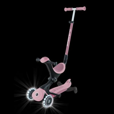 Trottinette Go up Deluxe Lights eco-logic 360° Framboise