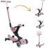 Trottinette Go up Deluxe Lights eco-logic 360° Framboise - Globber
