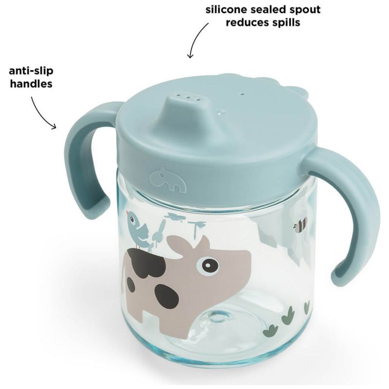 Tasse à bec à 2 anses Tiny farm Bleu Done by Deer Produit 6