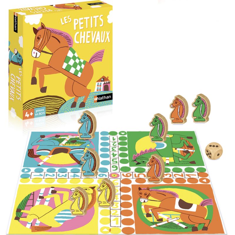 Jeu de société Les petits chevaux Nathan