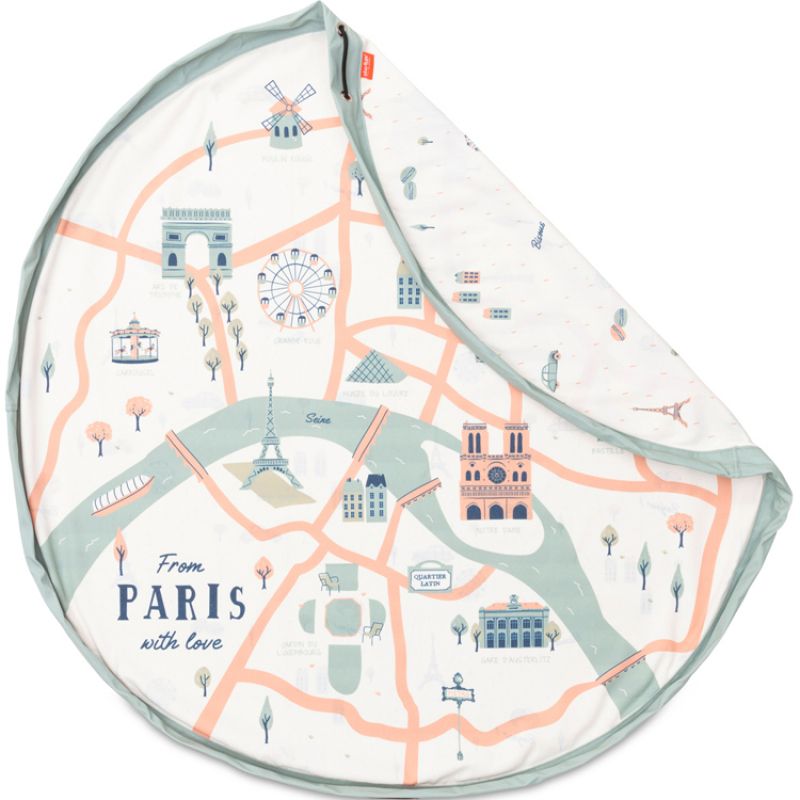Sac à jouets 2 en 1 Original Print Paris Map Play&Go Produit 6