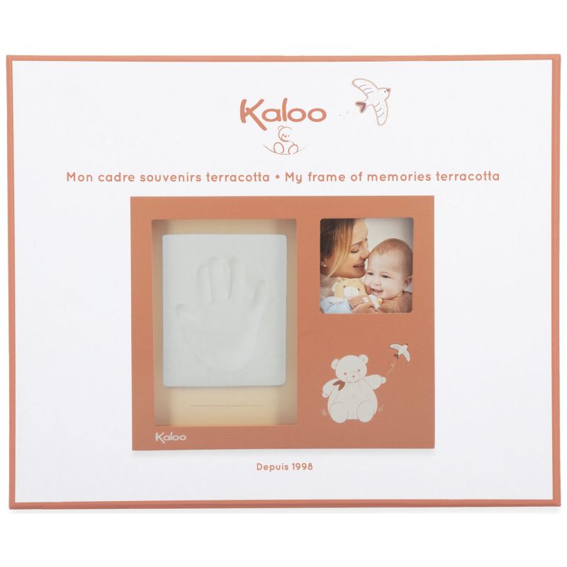 Mon cadre à souvenirs photo et empreinte Terracotta Kaloo Packaging 6