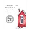 Carte à gratter Annonce de grossesse Bonne année grand-père (8 x 10 cm) - Les Boudeurs