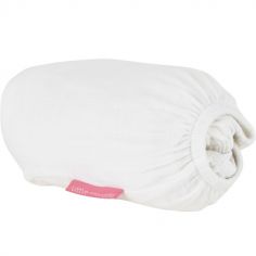 Lot De 2 Draps Housse Terracotta Et Blanc 60 X 1 Cm