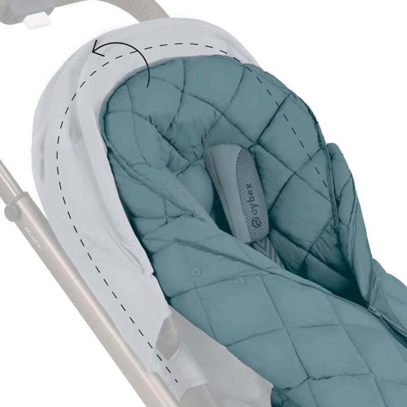 Chancelière pour poussette Snogga 2 Moon Black Cybex Produit 5