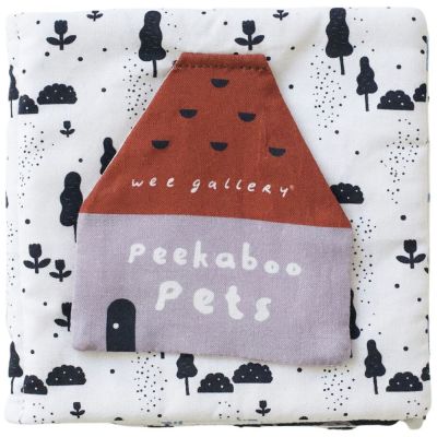 Livre bébé en tissu Peekaboo Pets  par Wee Gallery