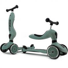 Porteur évolutif en trottinette Highwaykick 1 vert forêt - Reconditionné - Scoot And Ride