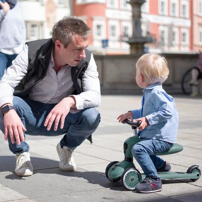 Porteur évolutif en trottinette Highwaykick 1 vert forêt - Reconditionné