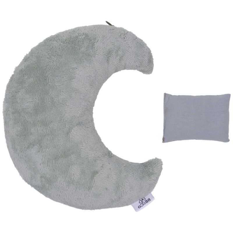 Bouillotte lune bambou et gaze de coton vert de gris BB & Co Produit 1