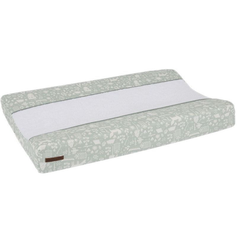 Housse de matelas à langer Adventure mint (44 x 68 cm) Little Dutch