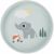 Variation Bleu du produit Assiette ventouse en silicone Playground Bleu de la marque Done by Deer