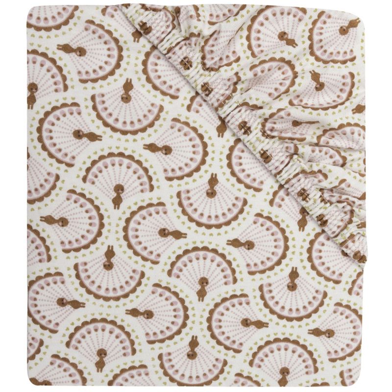 Drap housse en jersey Soft Plumes (60 x 120 cm) Jollein Produit 1