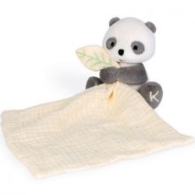 Doudou plat en coton bio Panda WWF  par Kaloo