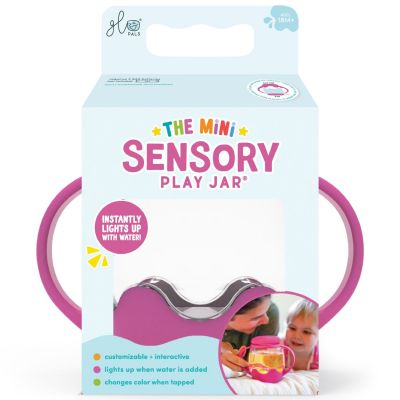 Mini jarre sensorielle rose