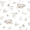 Papier peint Animaux de la forêt sepia (50 cm x 10m)  Lilipinso Produit 1