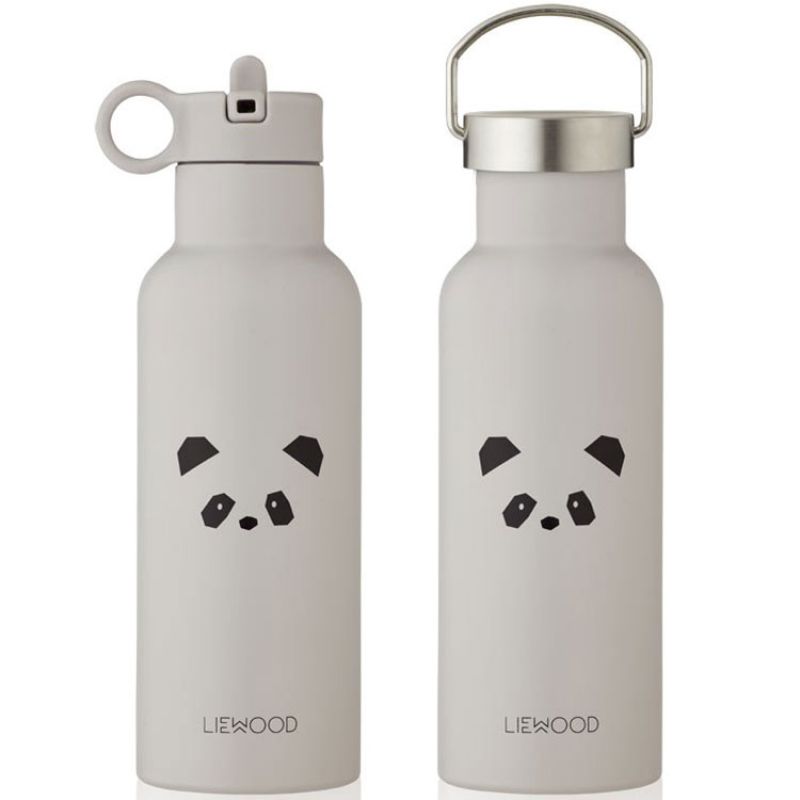 Gourde isotherme Neo Panda light grey (350 ml) Liewood