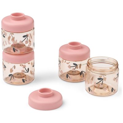 Lot de 4 boîtes alimentaires Dominique Cherry Heart Liewood