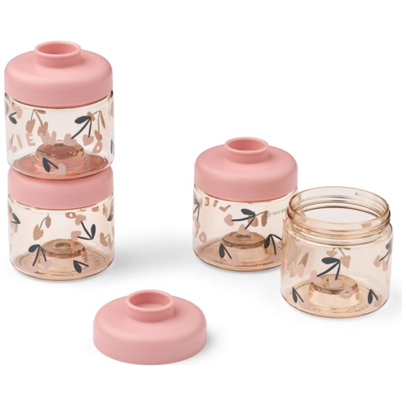 Lot de 4 boîtes alimentaires Dominique Cherry Heart Liewood Produit 1