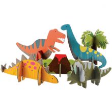 Dinosaures en 3D  par Petit Collage