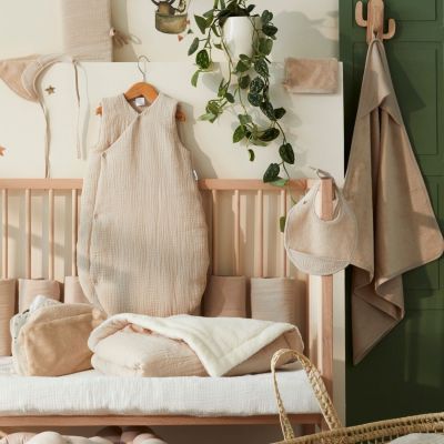 Gigoteuse forme kimono double gaze biscuit (18-36 mois)