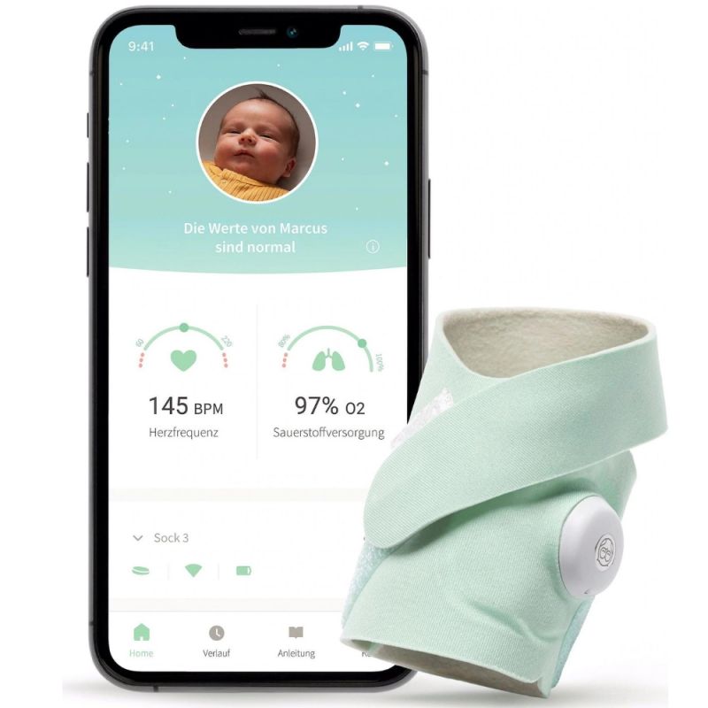 Owlet Smart Sock 3 mint (0-18 mois) Owlet Produit 1